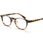 ピントグラス シニアグラス (老眼鏡1本で度数:+0.60D ~ +2.50Dの累進設計) オシャレフレームタイプ 鼈甲(べっこう)PG-807-TO