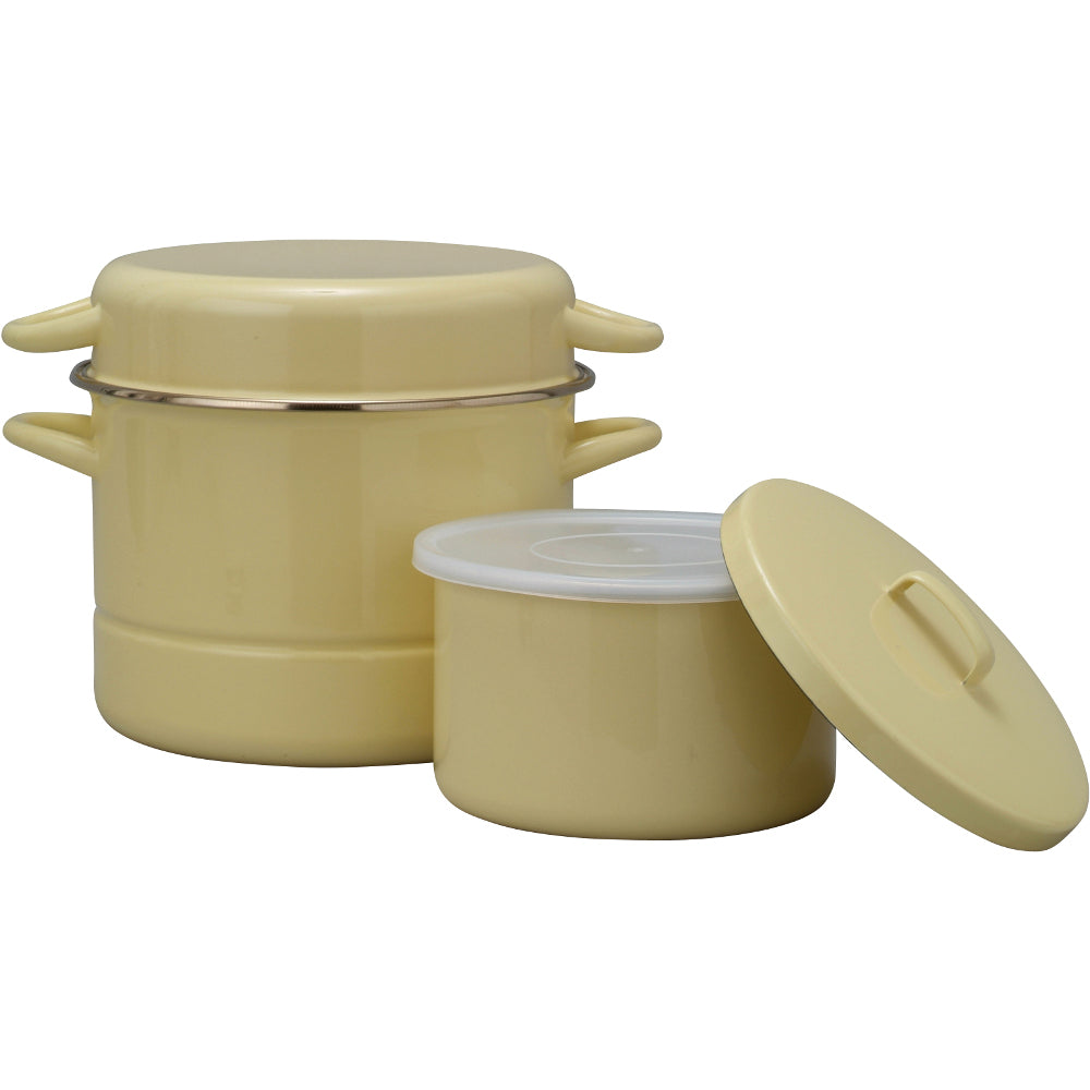 野田琺瑯 蒸気調理鍋 MIMOZA ミモザ LM-24