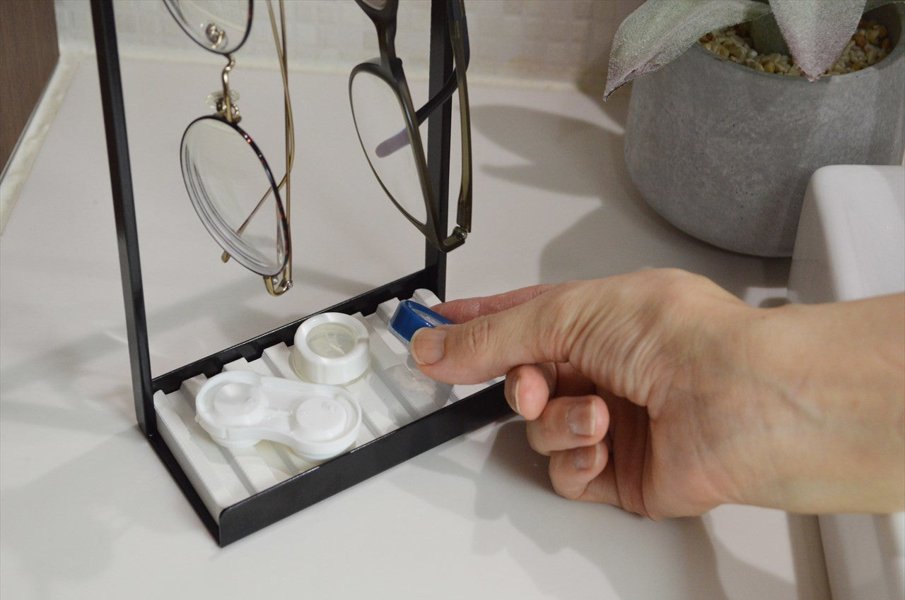 COLLEND コレンド<br>Glasses Stand With Dry Tray メガネスタンド(ドライトレイ付)眼鏡スタンド めがねスタンド メガネ立て 眼鏡立て めがね立て GS